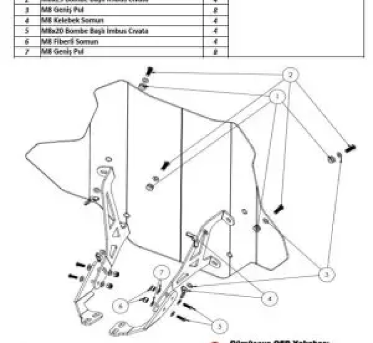 CFORCE 850-1000 HIGH ATV UYUMLU CAM